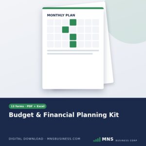 Budget & Financial Planning Kit