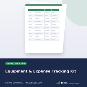Equipment & Expense Tracking Kit