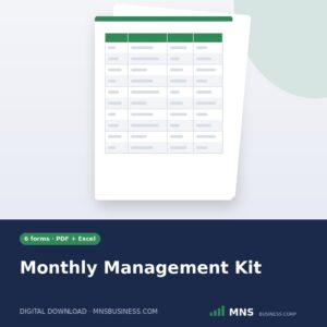 Monthly Management Kit