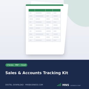 Sales & Accounts Tracking Kit
