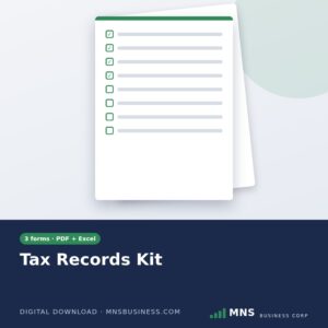 Tax Records Kit